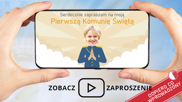 Zaproszenie na Komunię